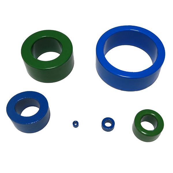 Toroidal coated core for common mode choke